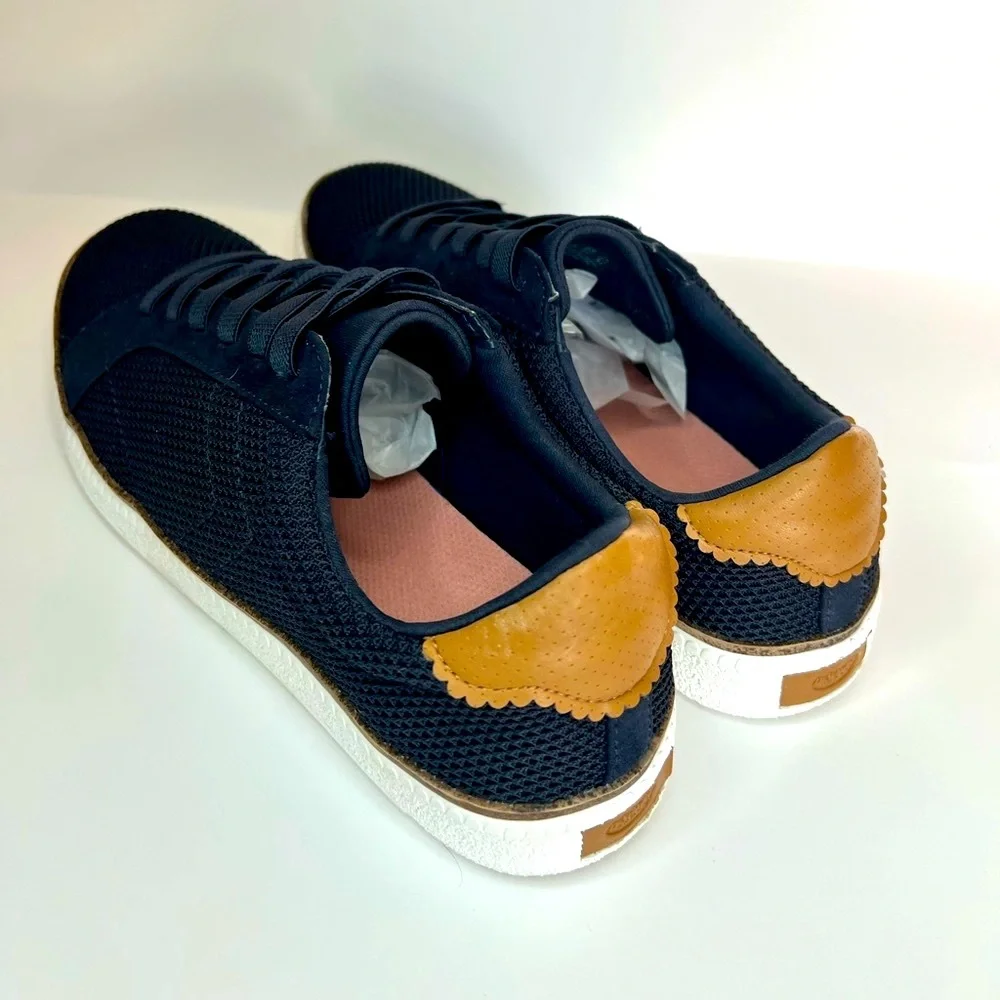 Dr Scholls Womens Size 7.5 Seaside Sneakers Shoes Comfort Slip On Low‎ Top Navy